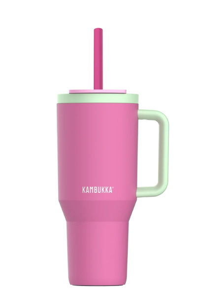 Kubek termiczny ze słomką Kambukka RIO 950 ml - Bubblegum Mint