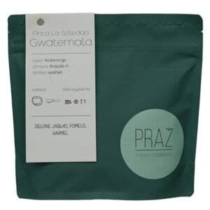 Kawa ziarnista PRAŻ Micro Roastery Gwatemala Finca La Soledad 250g - NIEDOSTĘPNY