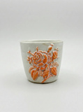 Ceramiczny kubek POTPOTSTUDIO - Pomarańczowa Róża 200 ml