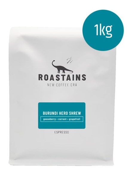 Kawa ziarnista Roastains Burundi Hero Shrew ESPRESSO 1kg - NIEDOSTĘPNY