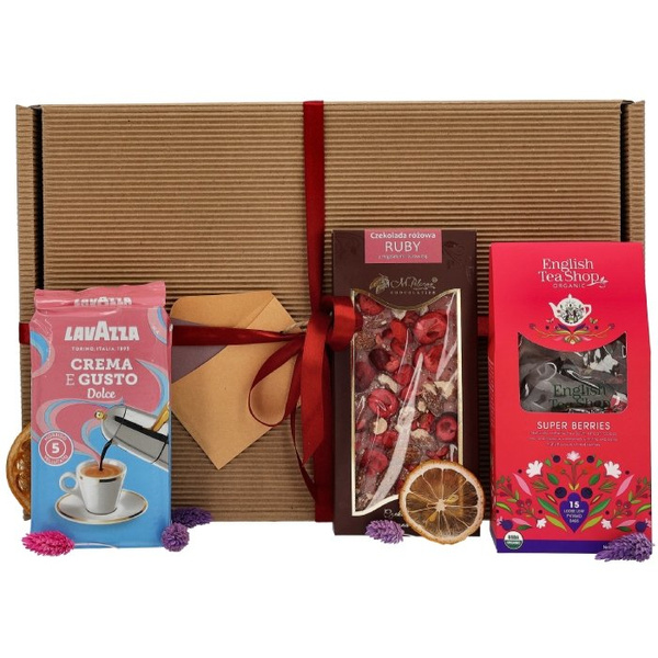 Zestaw prezentowy dla pracowników - Kawa, herbata i czekolada