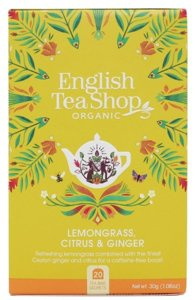 Ziołowa herbata English Tea Shop Lemongrass Citrus Ginger 20x1,5g