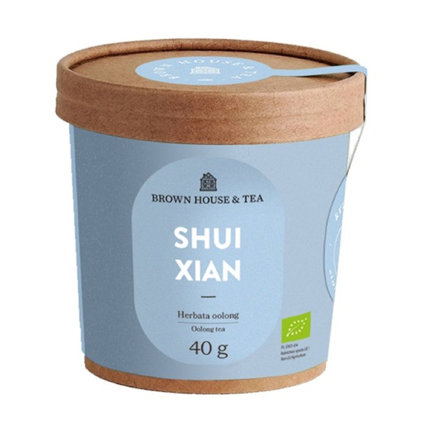 Brown House & Tea Shui Xian - liściasta herbata speciality oolong bio 40g - NIEDOSTĘPNY