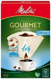 Filtry papierowe Melitta 1x4 Gourmet Mild