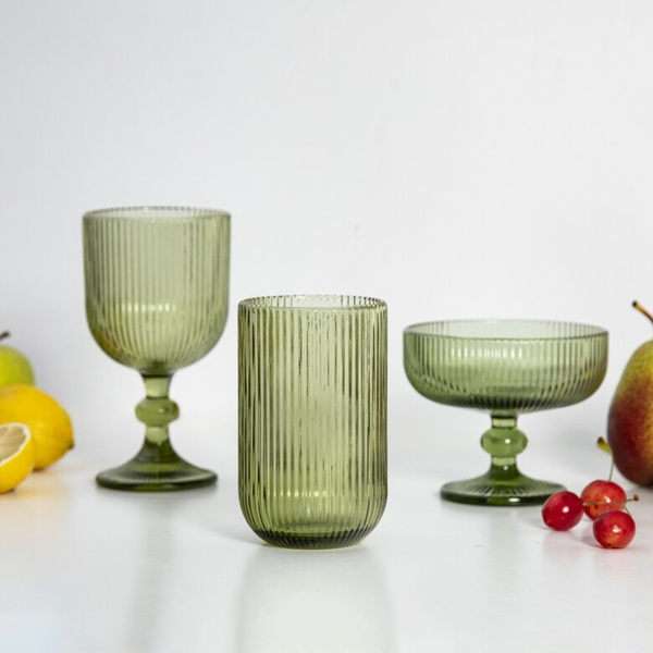 Zestaw 6 szklanek do napojów Altom Selena 430 ml - Zielone - NIEDOSTĘPNY