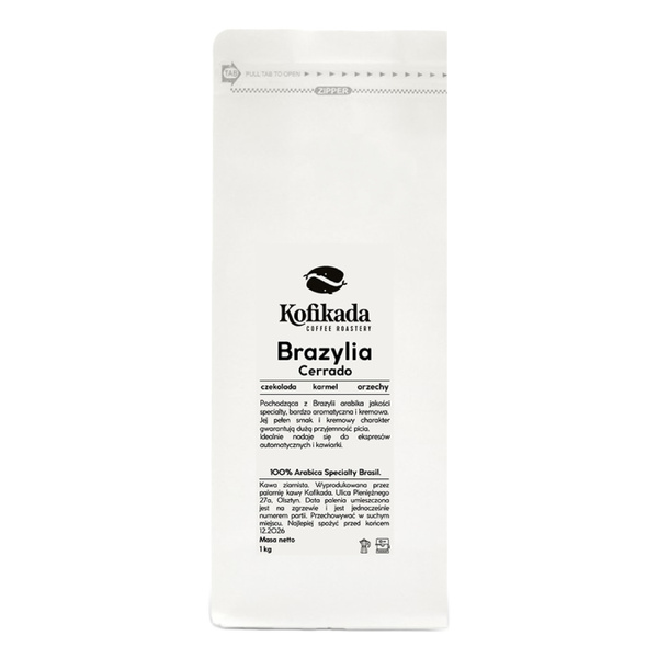 Kawa ziarnista Kofikada Brazylia Cerrado 1kg