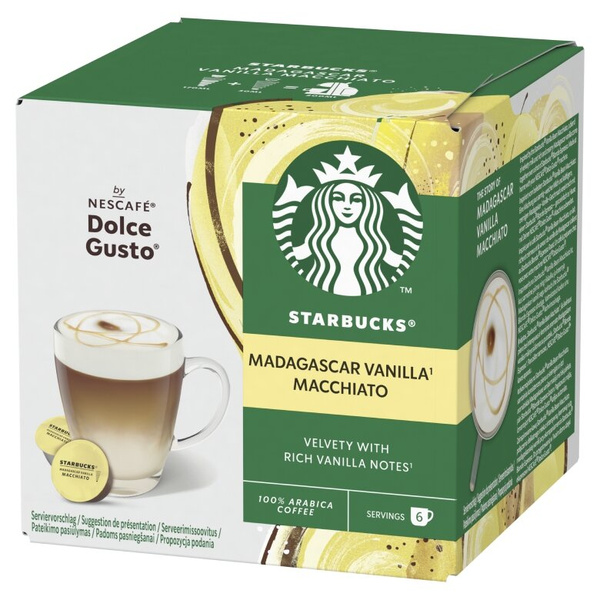 Kapsułki Nescafé Dolce Gusto STARBUCKS® Vanilla Macchiato 12 sztuk