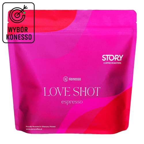 Kawa ziarnista Story Love Shot 250g - opinie w konesso.pl