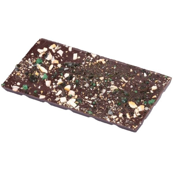 Gorzka czekolada M.Pelczar Chocolatier z karmelizowaną esencją yerba mate i skórką cytrynową 85g