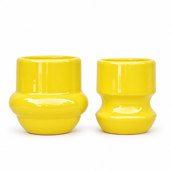 Kubek Bad Idea Not.Bad Studio 370ml - Żółty wypukły