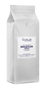 Kawa ziarnista Qualia Brazylia Decaf 1kg - bezkofeinowa - NIEDOSTĘPNY