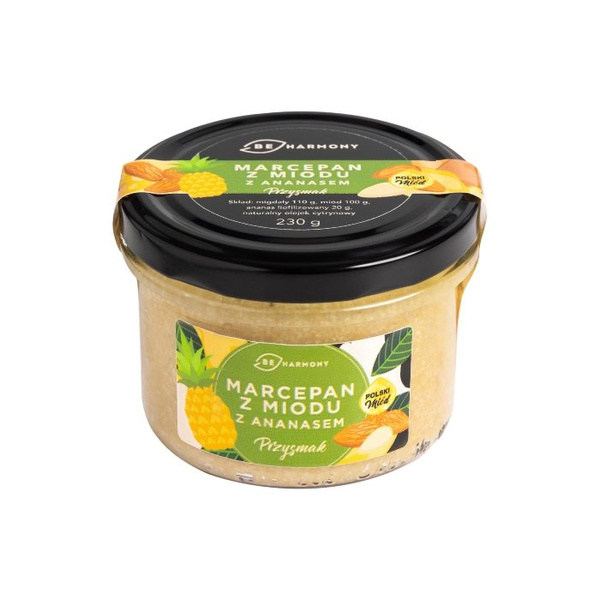 Marcepan z miodu z ananasem BEHARMONY 230g - NIEDOSTĘPNY