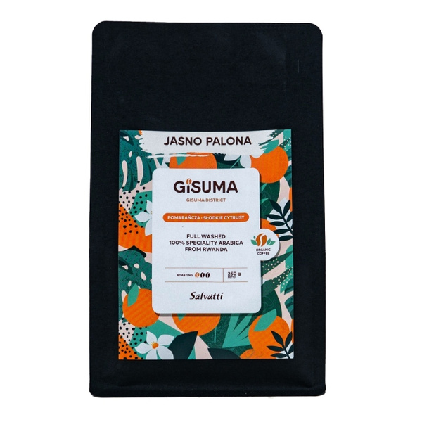 Kawa ziarnista Salvatti Gisuma Jasno Palona 250g