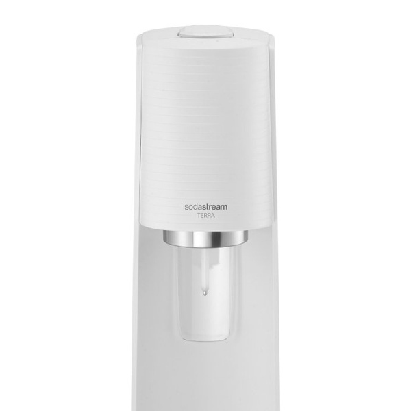Saturator do wody gazowanej SodaStream Terra Biały + 3 butelki