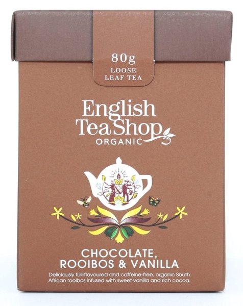 Herbata English Tea Shop Chocolate Rooibos & Vanilla 80g – NIEDOSTĘPNY
