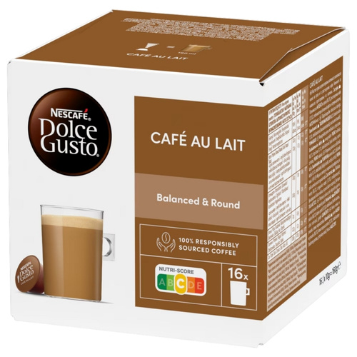 Kapsułki Nescafé Dolce Gusto Café au Lait 16 sztuk