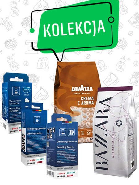 Kolekcja Bosch / Siemens - akcesoria + kawa