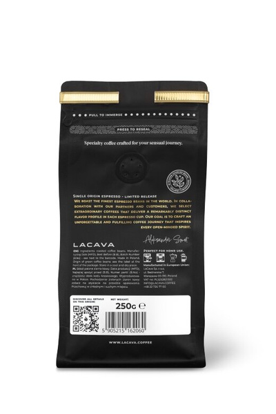 Kawa ziarnista LaCava Brazil Espirito Santo Espresso 250g - NIEDOSTĘPNY