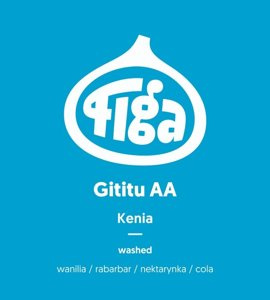 Kawa ziarnista Figa Coffee Kenia Gititu AA 250g - NIEDOSTĘPNY - opinie w konesso.pl