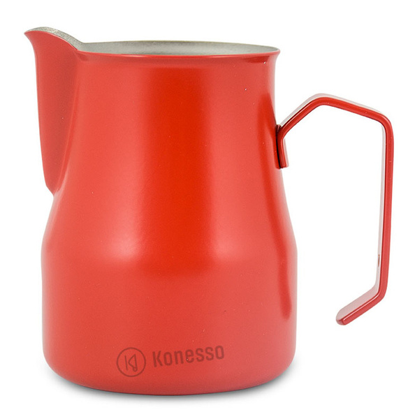 Dzbanek do spieniania mleka Motta 0,35l - CZERWONY