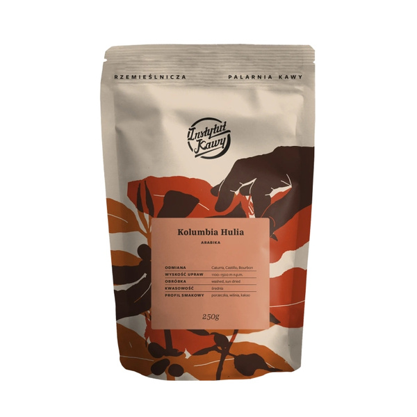 Kawa ziarnista Instytut Kawy Kolumbia Huila Espresso 250g – NIEDOSTĘPNY