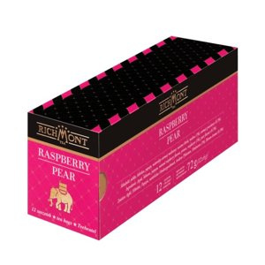 Owocowa herbata  Richmont Raspberry Pear 12x6g - opinie w konesso.pl