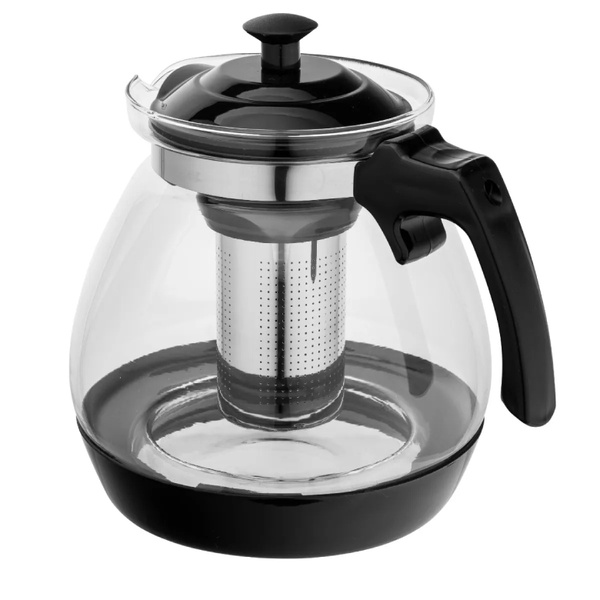 Dzbanek z zaparzaczem do herbaty Altom Design Aroma 2,3 l - Czarny