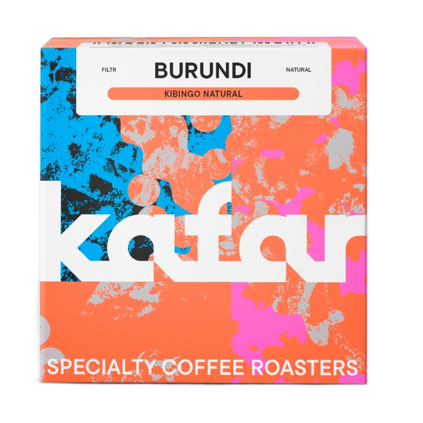 Kawa ziarnista Kafar Burundi Kibingo Natural 250g