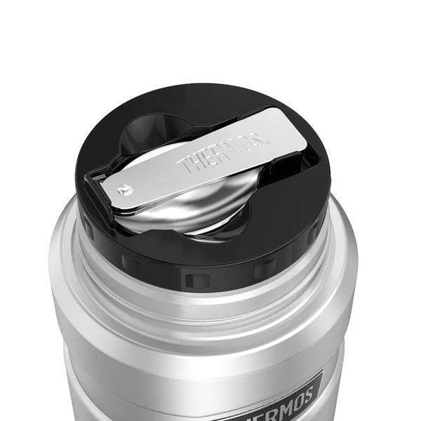 Termos obiadowy ze składaną łyżką i kubkiem Thermos 710ml - Czerwony