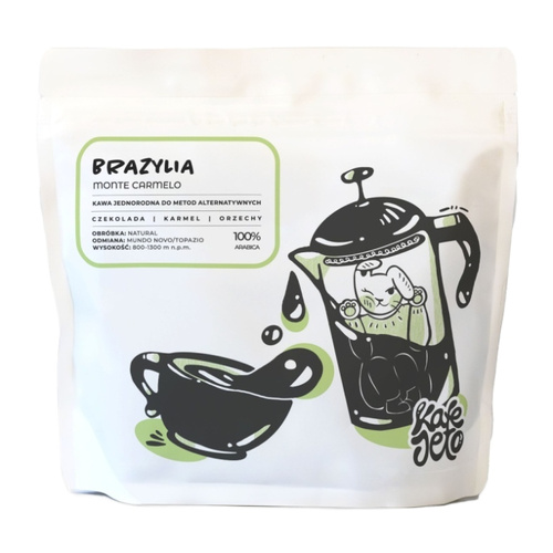 Kawa ziarnista Kafejeto Palarnia Brazylia Monte Carmelo FILTR 250g