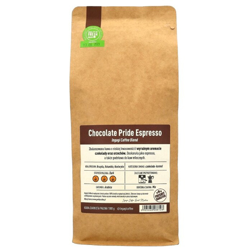 Kawa ziarnista Ingagi Coffee Chocolate Pride Espresso 1kg