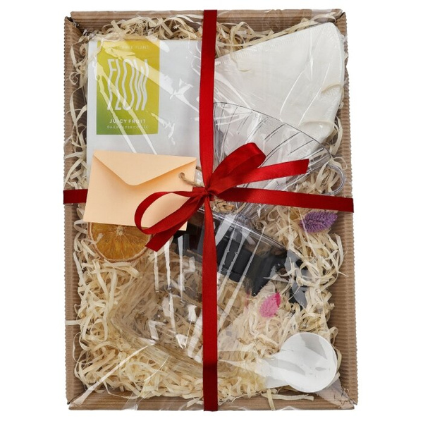 Zestaw prezentowy -  Hario V60 Craft Coffee Maker + Flow Juicy Fruit