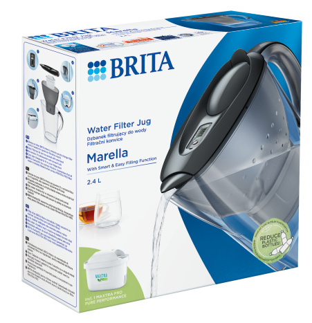 Dzbanek filtrujący BRITA Marella MAXTRA PRO Pure Performance 2,4 L - Grafitowy