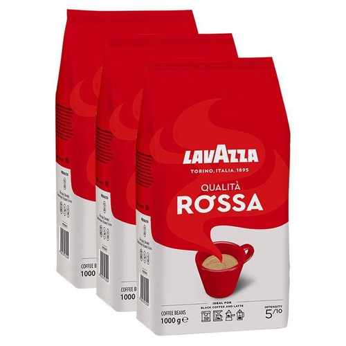 ZESTAW - Kawa Lavazza Qualita Rossa 3x1kg - opinie w konesso.pl