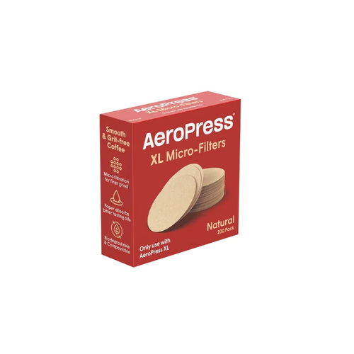 Filtry papierowe AeroPress Natural XL - 200szt - opinie w konesso.pl
