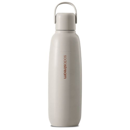 Butelka termiczna SodaStream Fizz&Go 0,9l - Beżowa + GRATIS Syrop SodaStream