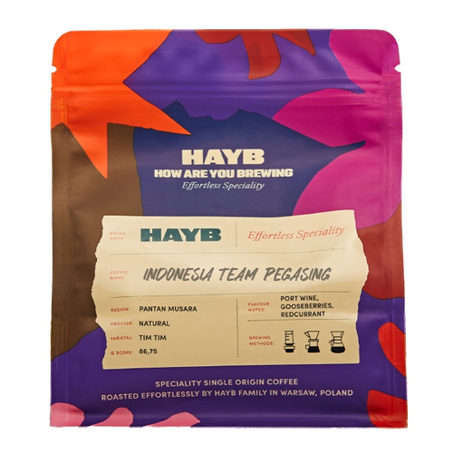 Kawa ziarnista HAYB Indonesia Team Pegasing 250g