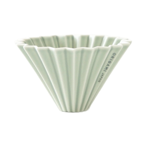 Ceramiczny Origami Dripper S - Zielony matowy - opinie w konesso.pl