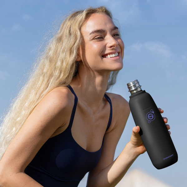 Butelka termiczna SodaStream Fizz&Go 0,9l - Czarna + GRATIS Syrop SodaStream