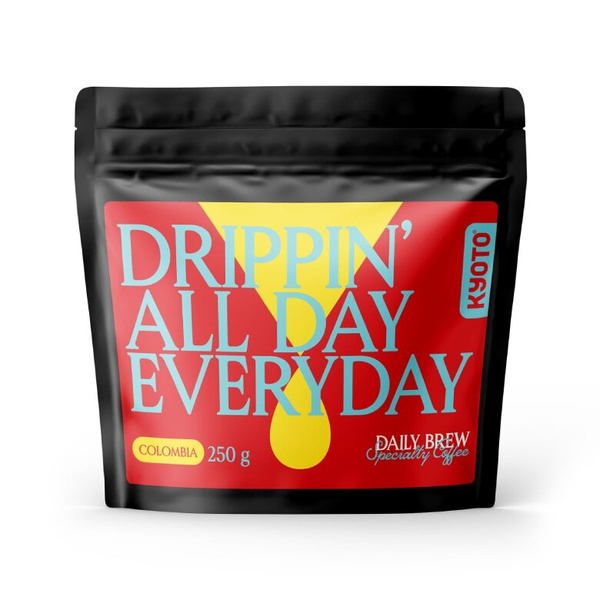 Kawa ziarnista KYOTO Drippin All Day Colombia Filtr 250g - NIEDOSTĘPNY