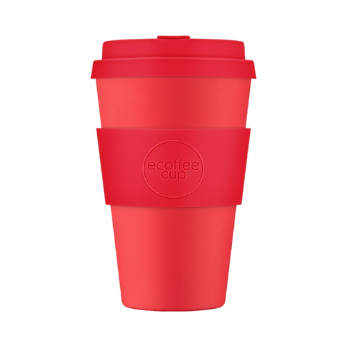 Kubek na wynos Ecoffee Solid Colours Meridian Gate 400ml - Czerwony - opinie w konesso.pl