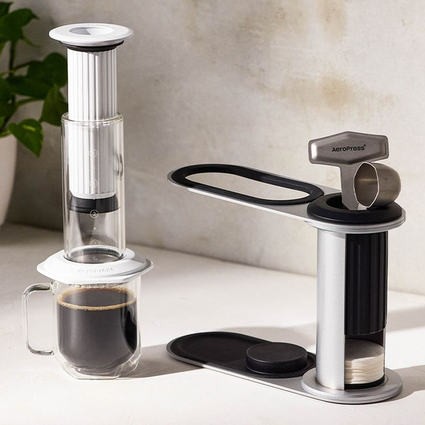 Zaparzacz do kawy AeroPress Premium - Biały