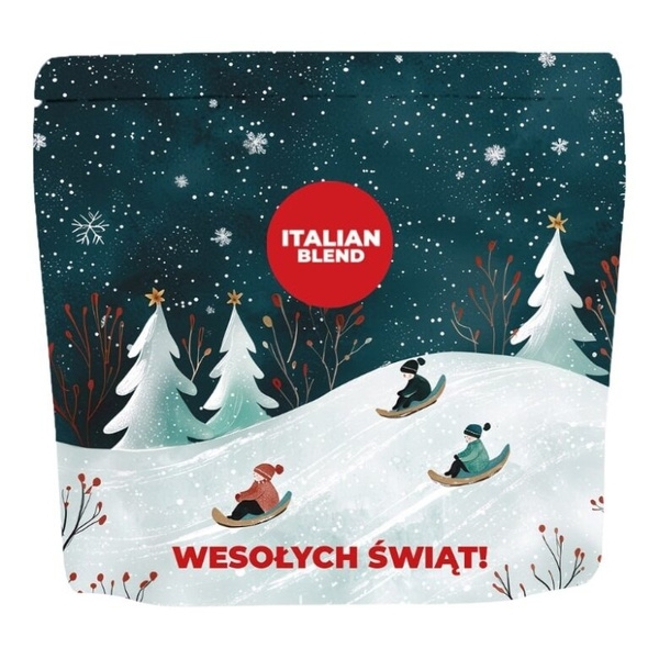 Kawa ziarnista świąteczna Qualia Italian Blend Espresso 250g - NIEDOSTĘPNY