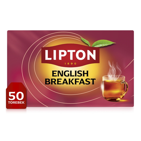Herbata czarna Lipton English Breakfast 100g - 50 torebek