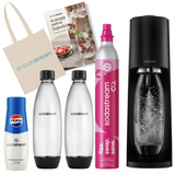 Saturator do wody gazowanej SodaStream Terra Czarny + 2 butelki, torba, książka, syrop Pepsi 440ml