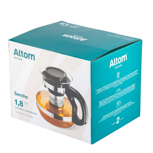 Dzbanek z zaparzaczem Altom Design Sencha 1,8L