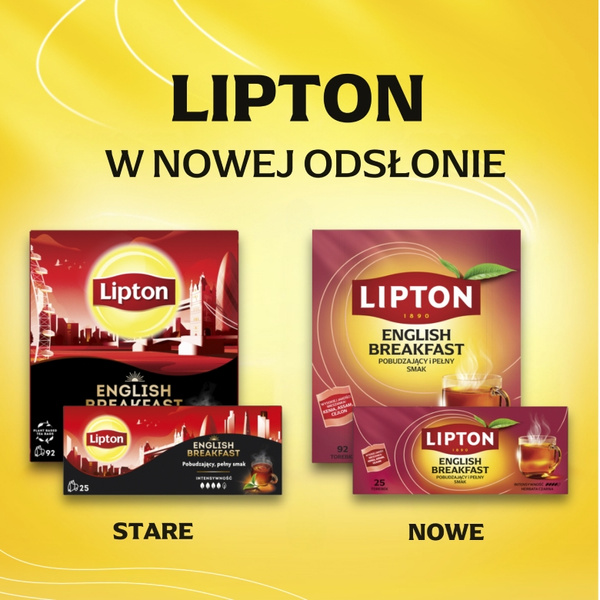 Herbata czarna Lipton English Breakfast 92x2g