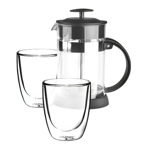 Zestaw Altom Andrea Zaparzacz 800ml + 2x szklanka termiczna 300ml - opinie w konesso.pl