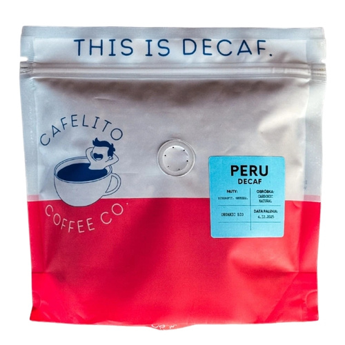 Kawa ziarnista Cafelito Peru Decaf 250g - bezkofeinowa