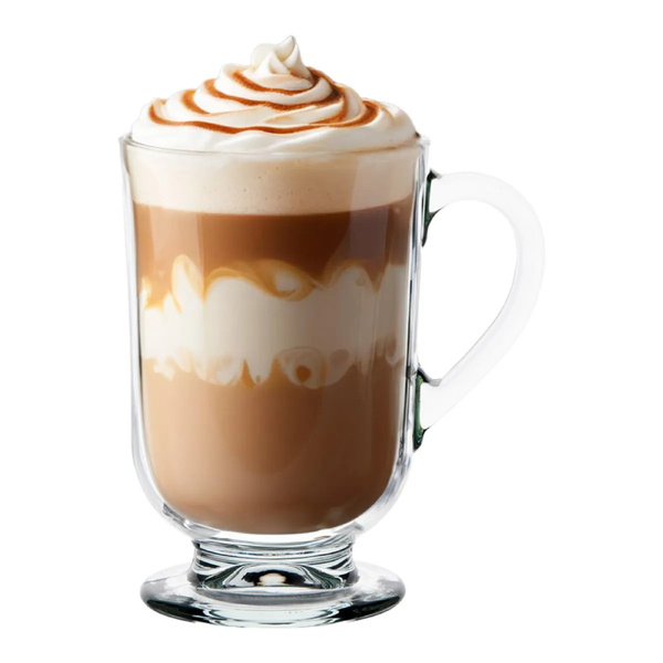 Szklanki Altom Design Werona 310 ml ze złotymi łyżeczkami - 2 sztuki